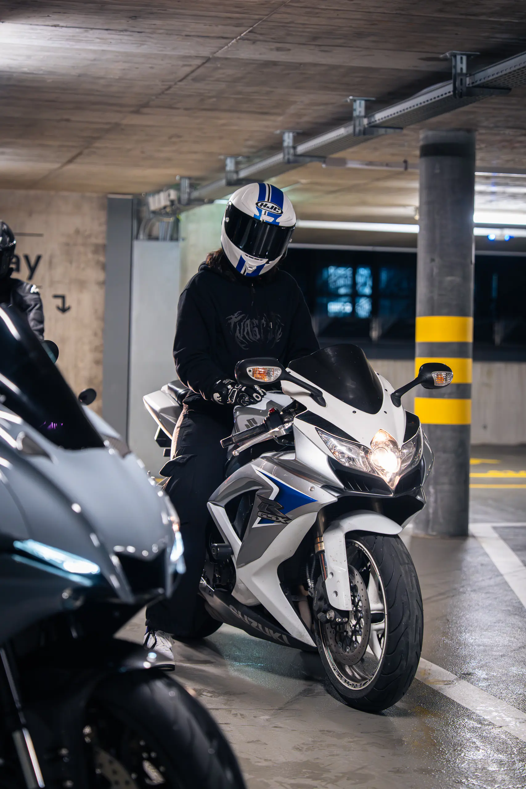 Shadow Rider — Silhouette du rider en contre-jour